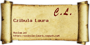 Czibula Laura névjegykártya